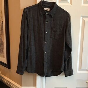 Buck Mason Dark Checkered Flannel Shirt